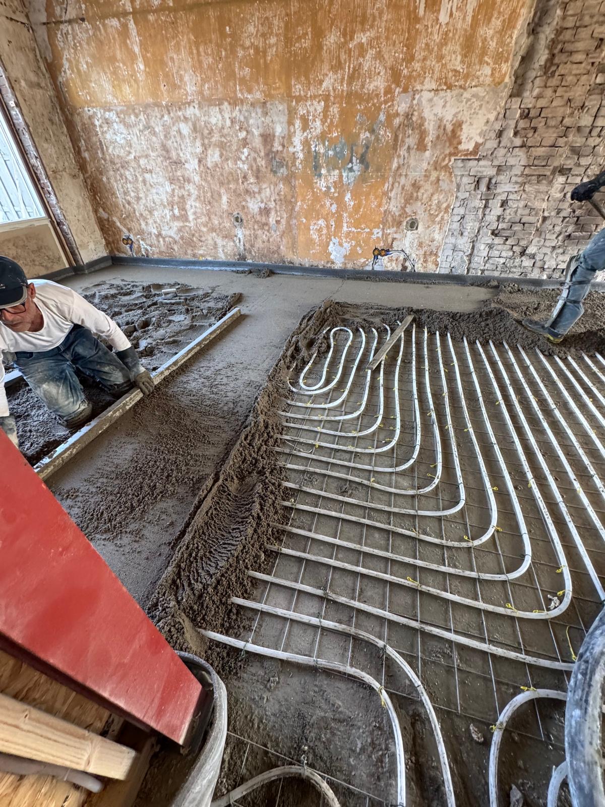 Vloerverwarming aanleggen begane grond Assendelft